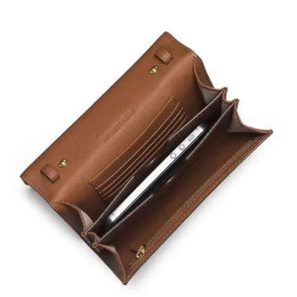 Michael Kors Jet Set Saffiano Leather Tan Crossbody - Picture 2 of 11